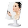 Espejo Para Maquillaje Tactil Con 3 Niveles Luz Led Rotable