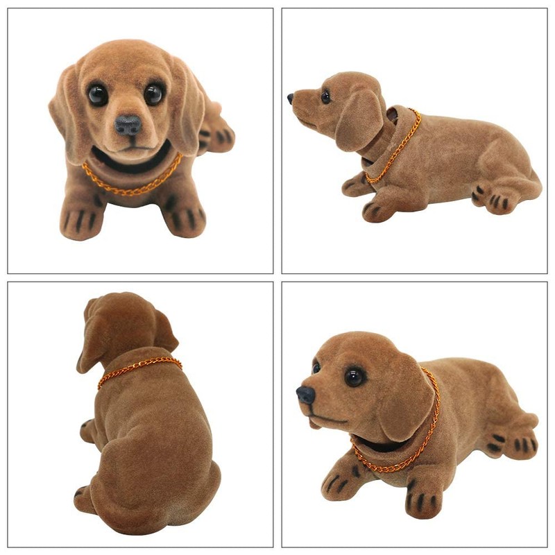 Bobble Head Bulldog,Car Decoration Nodding Dog Ornaments High Emulation Creative