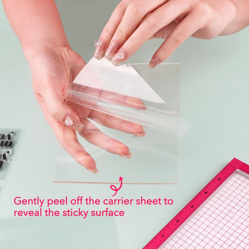 OTCRAFT 3Pcs/Set 4.75x6inch Multi-Use Non-Slip Sticky Mats Fit in Stamp