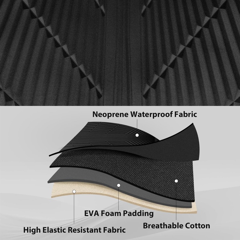 CAR PASS Waterproof Car seat covers Front Seats covers Neoprene