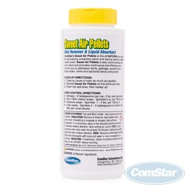 ComStar Sweet Air Pellets, Odor Eliminator & Absorbent, Cherry Scented, Long-Lasting Neutralizer for Home & Industrial Use, Eliminates Oil, Fuel, Smoke, Pet Odors, 1.5 lb (60-619)