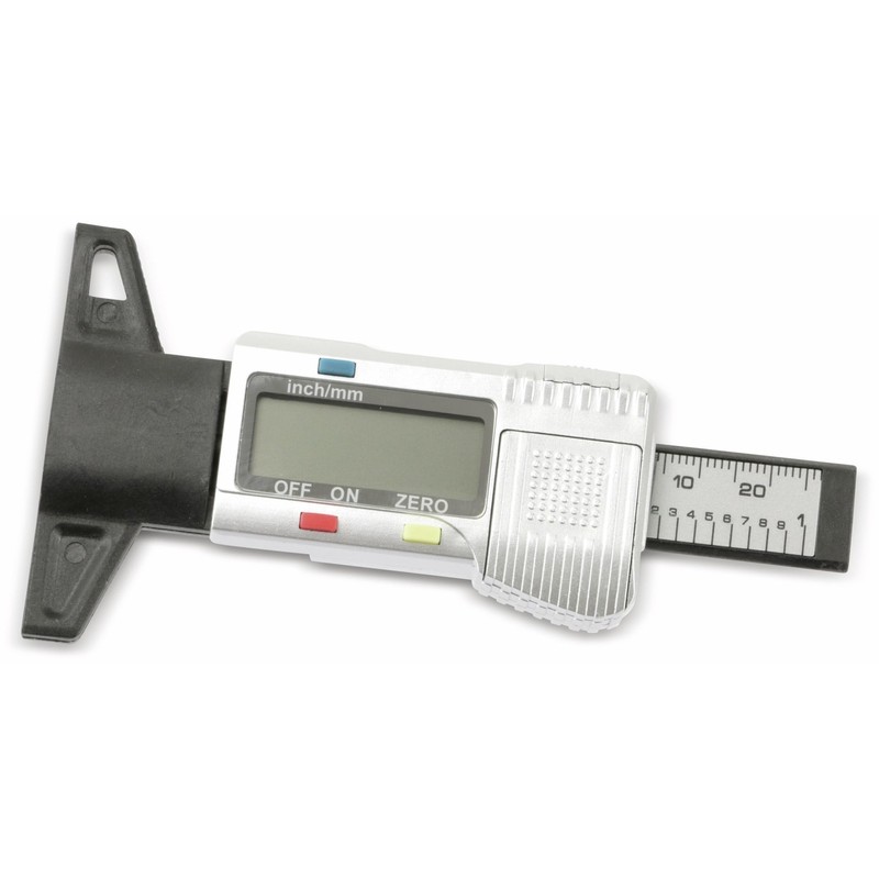 Tyre Tread Depth Gauge Profile Gauge Digital 0-25.4 mm LC