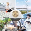 3 in 1 Barometer Weather Station Barometer Thermometer Hygrometer, Pressure