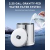 CO-Z Gravity-Fed Water Filter System, 2.25 Gallons Countertop Water Filtration