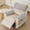 RAINPOP Sofa Armrest Cover with Side Pocket, Nonslip Armchair Cover