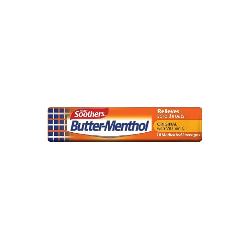 Allens Butter Menthol Throat Lozenge, 10 Lozenges