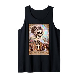 Makeup Queen Cosmetics Beauty Influencer Tarot Card Women Tank Top
