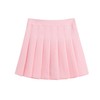 TONCHENGSD - Minifalda plisada de cintura alta para mujer, Rosado,
