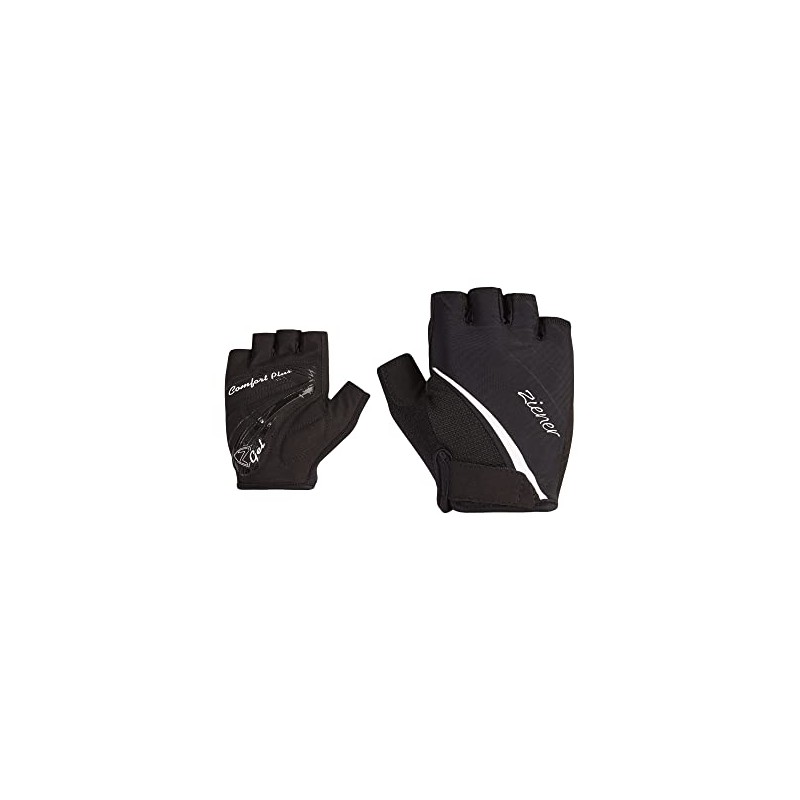 Ziener Carda Women's Cycling Gloves Short Finger Breathable Cushioning Black