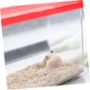 Hohopeti Handheld Tortoise Living Tank Portable Aquarium Feeding Container for