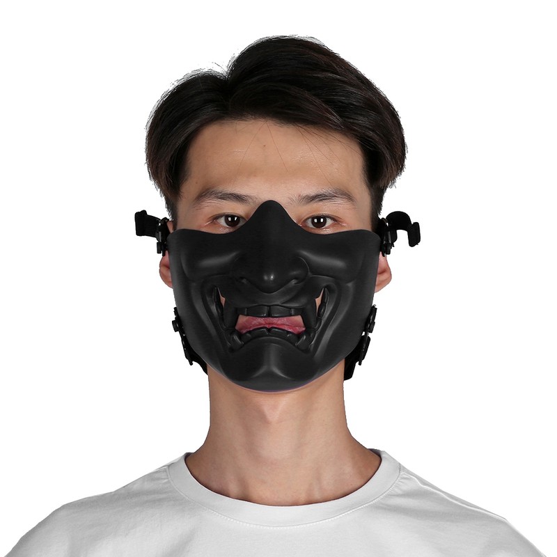 Half Face Mask Tactics Camouflage Impact Resistant Guard for Survival
