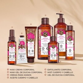 Yves Rocher Aceite 2 en 1 Corporal y Capilar ARGÁN Y ROSAS (100 ml)