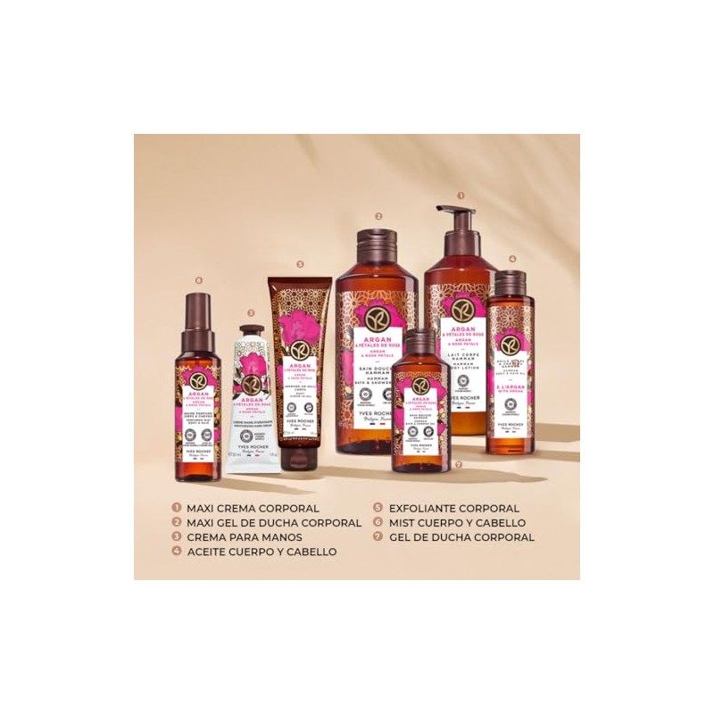 Yves Rocher Aceite 2 en 1 Corporal y Capilar ARGÁN