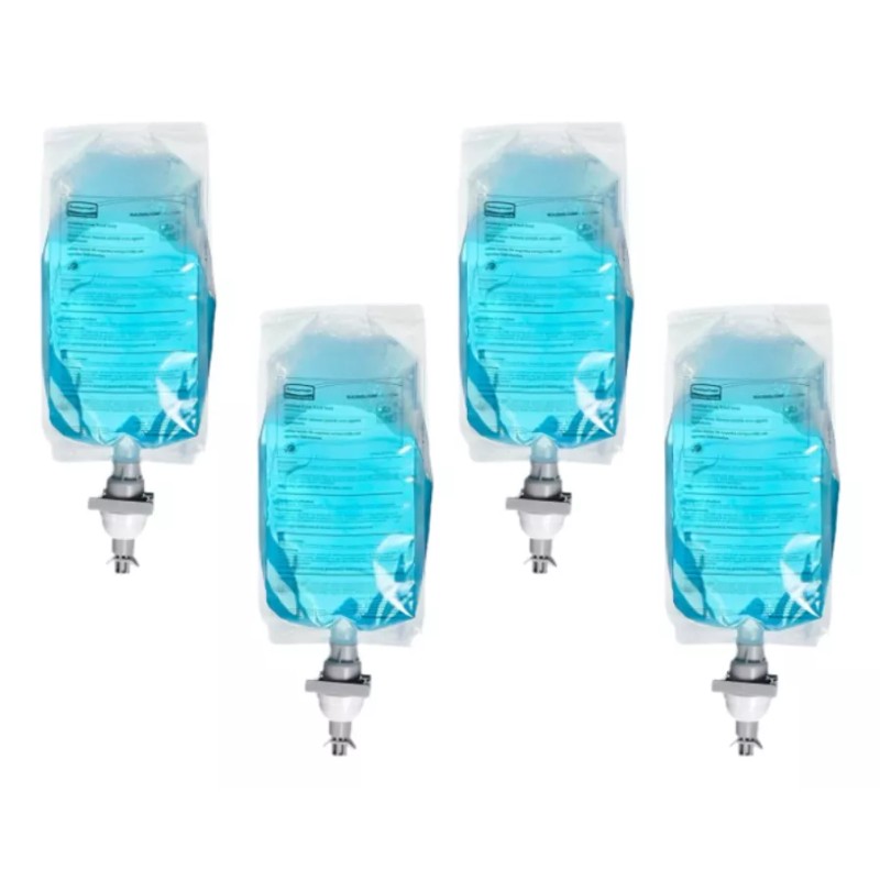 Rubbermaid 4 Repuestos Jabón En Espuma Para Manos 1,100 Ml