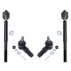 Detroit Axle - RWD Front 4pc Tie Rods for 1995-2004