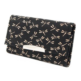 Inden – Ya Mark 傳 having 印伝 Key Case Men's Women's For Men And Women Black X White Glass 4704 – 11 – 008