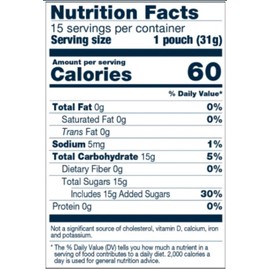 Vitonus Orange Flavored Glucose Gels, Twenty 1.1-Ounce Packets in Brand Bag, 15-Grams Fast-Acting Glucose