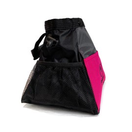 Psychi ABYSS Chalk Bouldering Bucket Stand Bag for Rock Climbing with Front & Rear Storage (Magenta), One Size