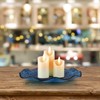 MDLUU Mosaic Centerpiece Tray, 12" Decorative Glass Plate, Home Decor