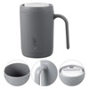 Mikinona Stainless Steel Insulated Travel Cup Leak Proof Portable Handle
