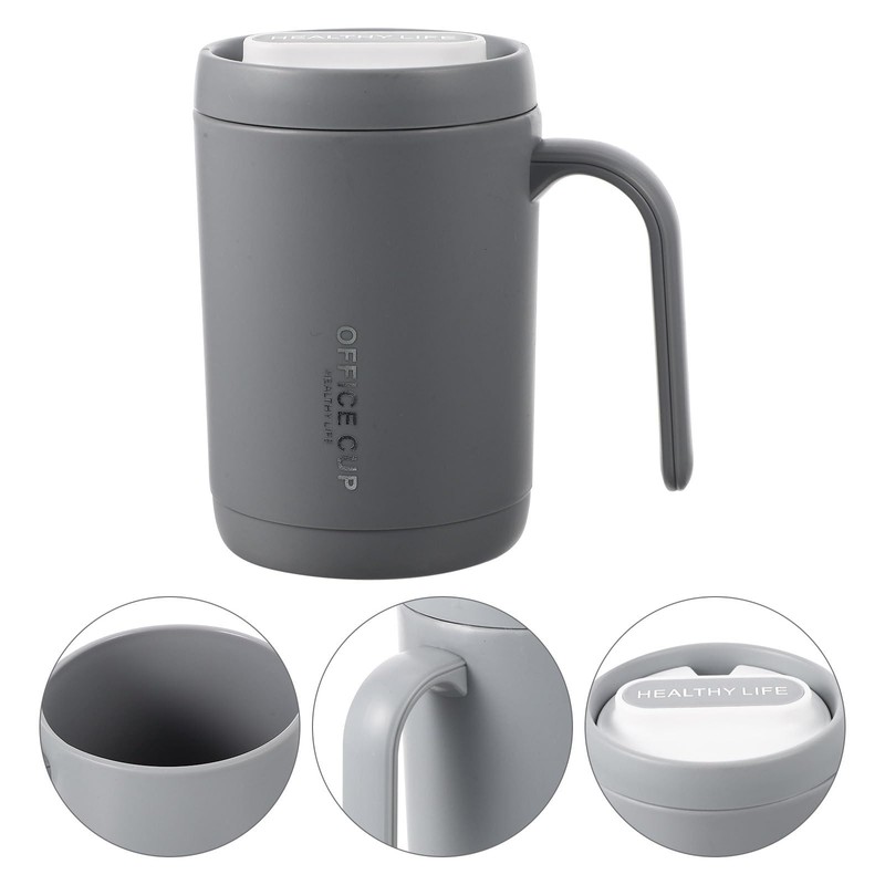 Mikinona Stainless Steel Insulated Travel Cup Leak Proof Portable Handle