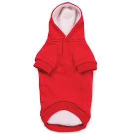 Zack & Zoey Fleece-Lined Hoodie for Dogs, 24" X-Large, Tomato Red