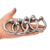 Removable Large C-Shape Opening-Ring Accessory, Men's Stainless Steel Weight Ring