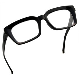 Eyekepper Ladies Eyeglasses - Oversized Square Design Eyewear for Women Black