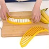 Banana Slicer-perfect for fruit salads Generic Handle Plastic Banana Fruit