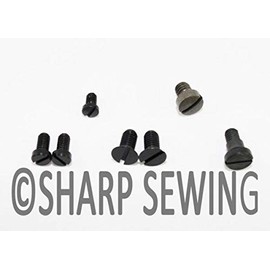 PUMICHA Machine Parts Supplies for Screw Set for FEEDDOG, Needle Plate, Needle, Foot #SSP for P.F.A.F.F 145 545 1245 for Sewing Machine.