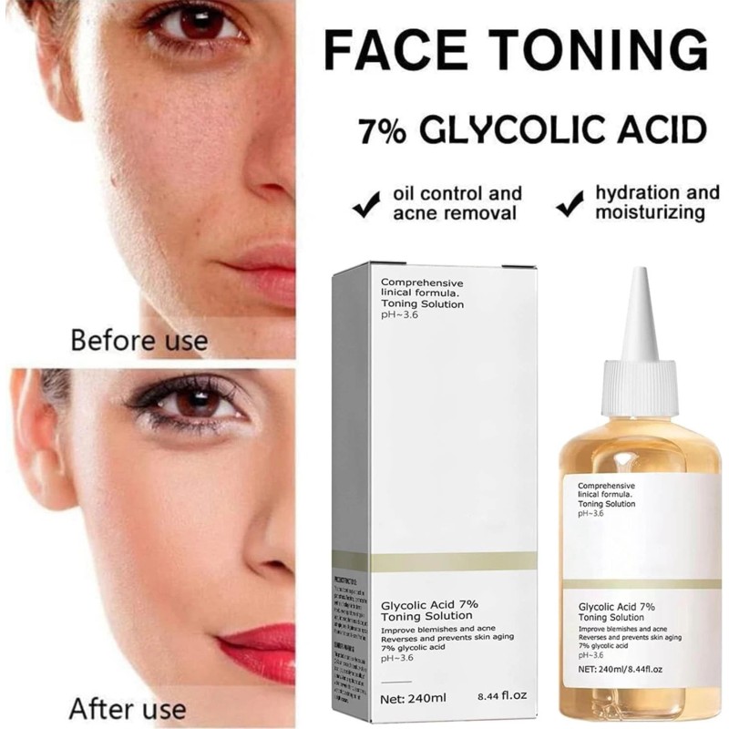 Glycolic Acid Toning Solution, Glycolic Acid 7% Toner