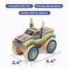 Little Jupiter DIY Wooden Monster Truck (Design 2) with Stickers