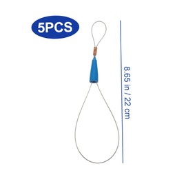 Operitacx 1set Durable Cable Puller Device Lightweight Electrical Fish Tape Fastener Resistance to Acid Alkali Easy to Use for Tough Wiring Installations 5pcs