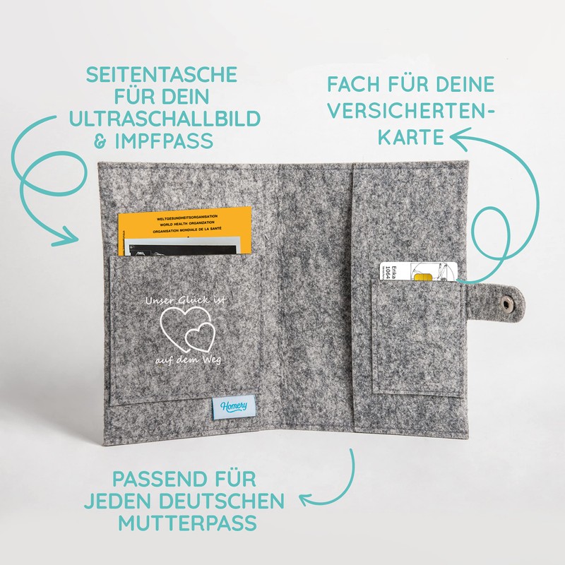 Homery Cover for "Mutterpass" (German document held by expectant mothers)