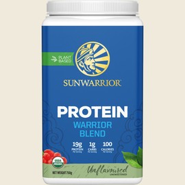 Sunwarrior Protein Powder Warrior Blend Unflavoured 750g
