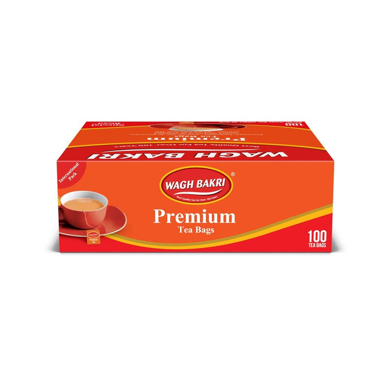 Wagh Bakri Premium Tea Bags, 100 Tea Bags of Special