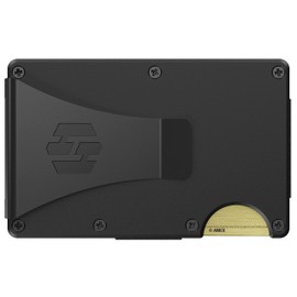 Hayvenhurst Wallet For Men - Reinvented Design Men's Wallet - Slim, Minimalistic & Seamless Card Case, Blocks RFID Scanners, Holds 12 Cards (Obsidian)