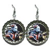 Flying Monkey Bottle Cap Dangle Earrings (CAP003)