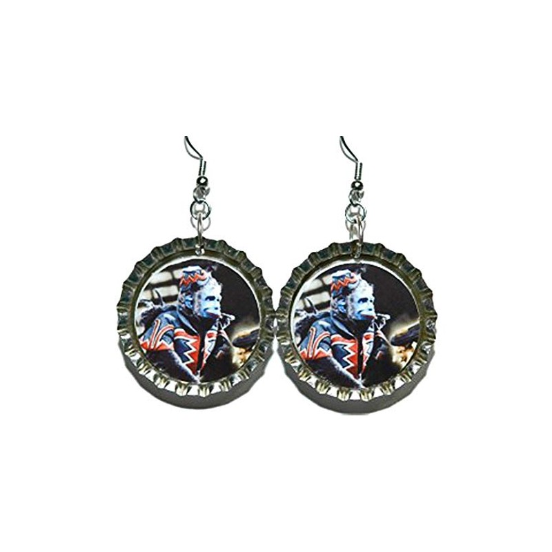 Flying Monkey Bottle Cap Dangle Earrings (CAP003)