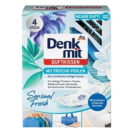 Denkmit Scented Cushion with Freshness Pearls ‘Wäschetraum’ scent (Pack of 4)