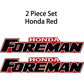 Yamaha Honda Foreman Decal graphic sticker OEM kit plastic set forman ATV Quad - Honda Foreman Red