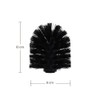 White Magic Eco Basics Toilet Brush Head, Black
