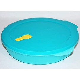 Tupperware Crystalwave Large Divided Microwave Dinner Dish Blue