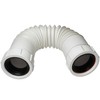 Hulthor 40mm Flexible Waste Pipe Connector, Universal Compression Fitting for