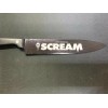 Scream Ghost Face Kitchen Knife With Laser Engraved Stand