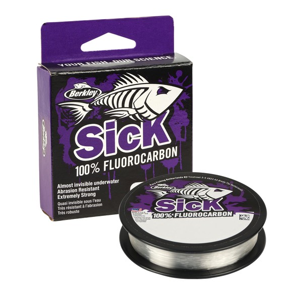 Berkley Sick Fluorocarbon Leader Material - Clear Fluoro Carbon Fishing