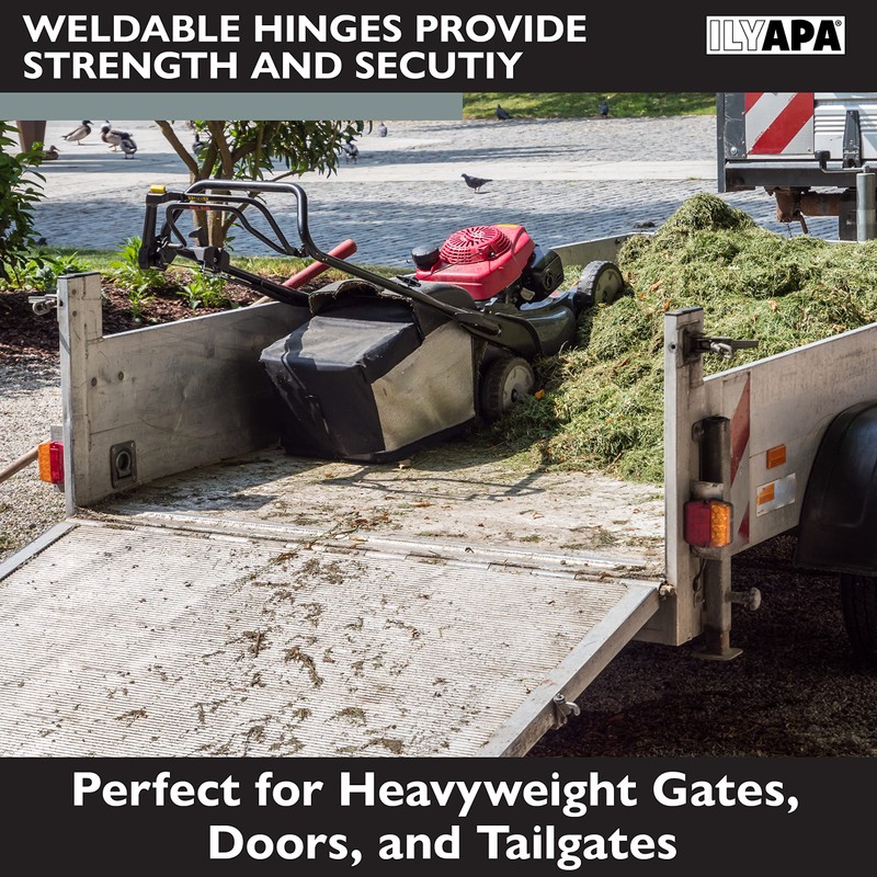 Ilyapa Weldable Formed Strap Style Trailer Gate Hinges - 7