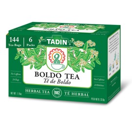 Tadin Boldo Herbal Tea, Caffeine Free, 24 Count (Pack of 6)