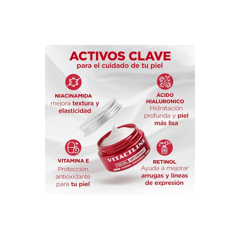 Vitacilina Crema Facial Antiarrugas 100g