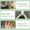 TLSTGO 10x10FT Large Fruit Tree Netting with Zipper and Drawstring